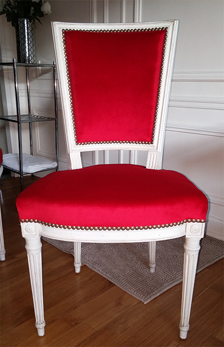 tapissage fauteuil tissu cuir et semi-cuir dans la Loire Haute-Loire et Lyon